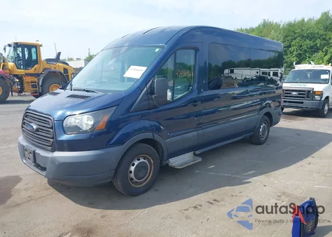2016 Ford Transit-350 Xl z USA, uszkodzony, nr VIN 1FBAX2CM6GKA55226